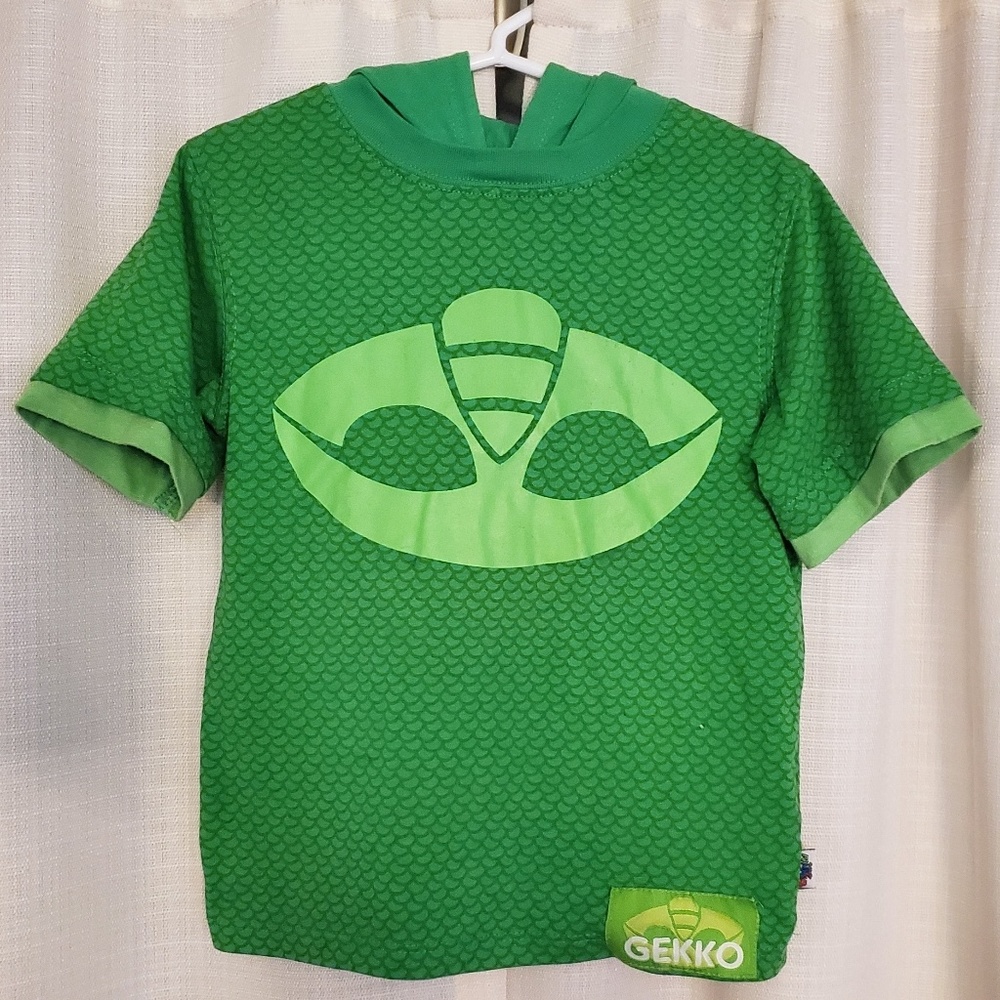 Boys PJ Mask Gekko hooded t-shirt